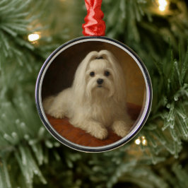 Ornamento De Metal Maltese