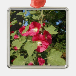 Ornamento De Metal Malvariscas Rosa