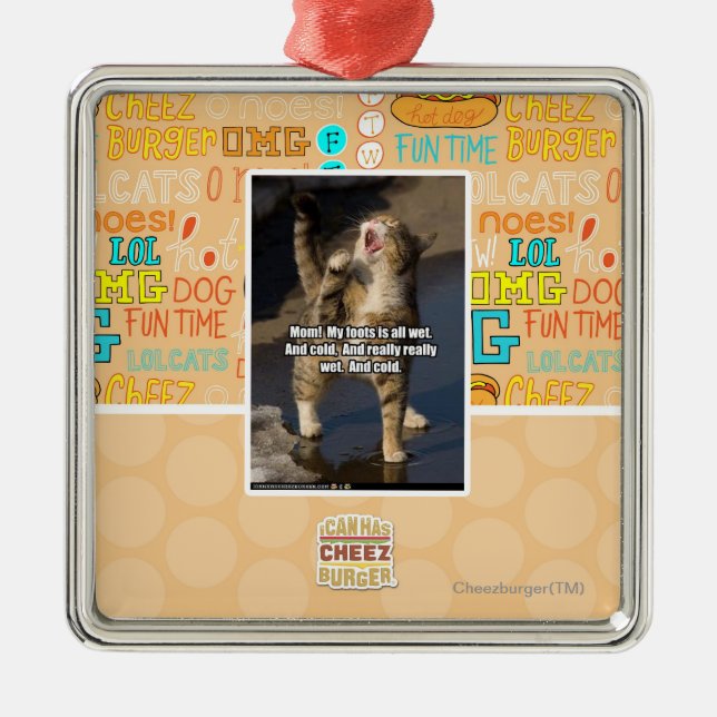 Ornamento De Metal Mamã! (Frente)