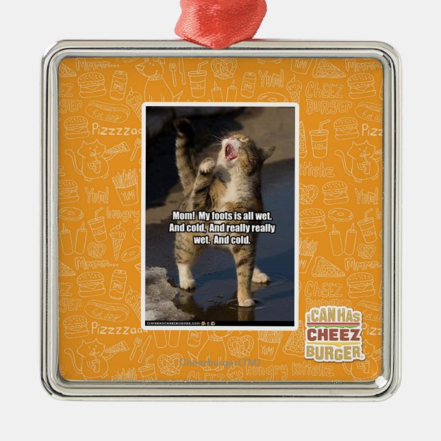 Ornamento De Metal Mamã! (Frente)