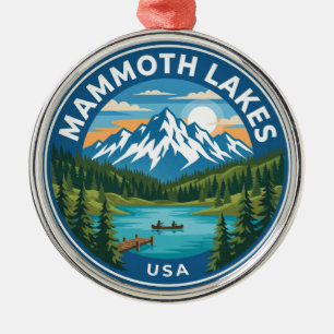Ornamento De Metal Mammoth Lakes EUA