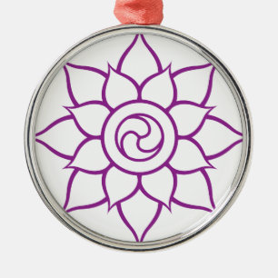 Ornamento De Metal Mandala