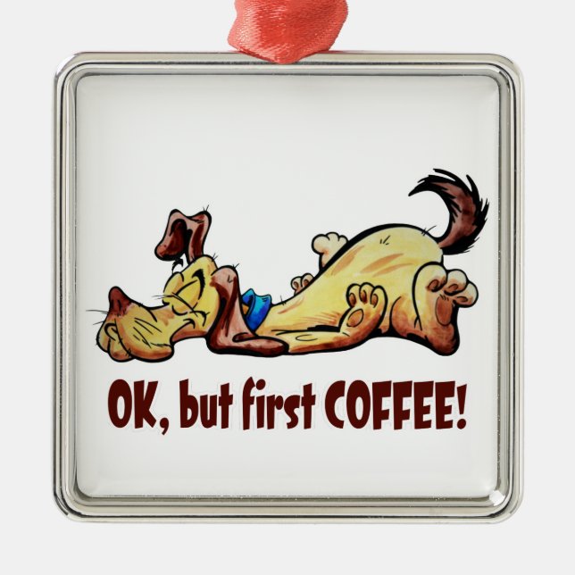 Ornamento De Metal Manhã Joe (Frente)