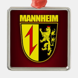 Ornamento De Metal Mannheim