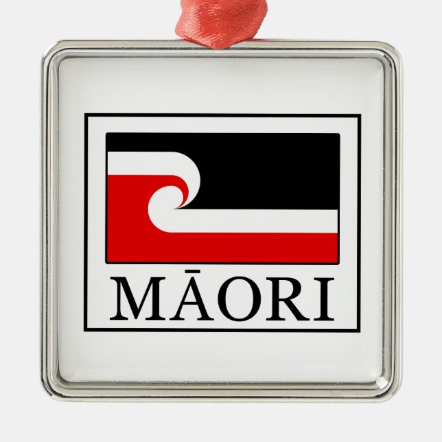 Ornamento De Metal Maori (Frente)