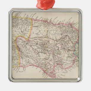 Ornamento De Metal Mapa de Jamaica