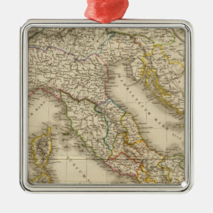 Ornamento De Metal Mapa do atlas de Roma