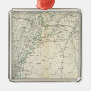 Ornamento De Metal Mapa XX do Gen