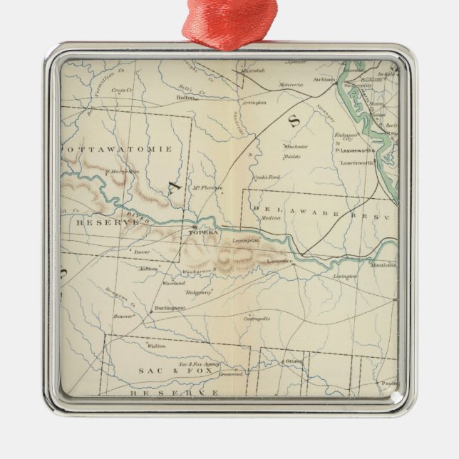 Ornamento De Metal Mapa XXVI do Gen (Frente)