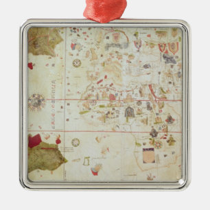 Ornamento De Metal Mappa Mundi, 1502