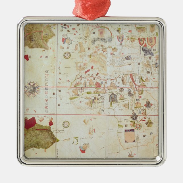 Ornamento De Metal Mappa Mundi, 1502 (Frente)