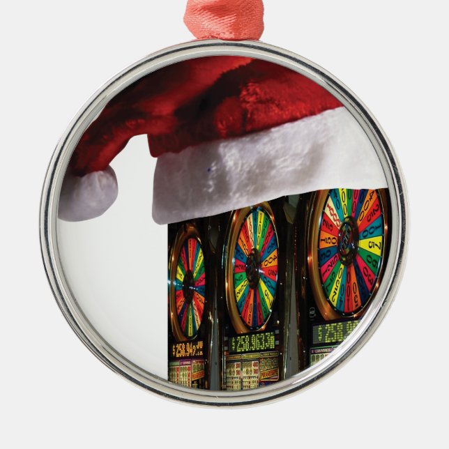 Ornamento De Metal Máquina de Faixas de Natal (Frente)