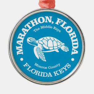 Ornamento De Metal Maratona (tartaruga marinha)