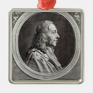 Ornamento De Metal Marcello Malpighi envelheceu 67, 1694