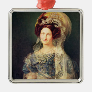 Ornamento De Metal Maria Christina de Bourbon