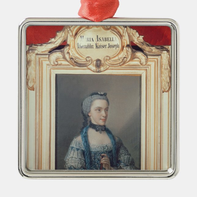 Ornamento De Metal Maria Isabella de Parma (Frente)