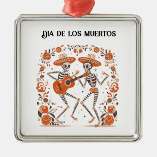 Ornamento De Metal Mariachi Spirits, personalizado