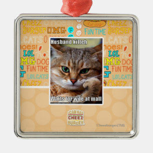 Ornamento De Metal Marido Kitteh