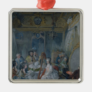 Ornamento De Metal Marie Antoinette em sua câmara em Versalhes