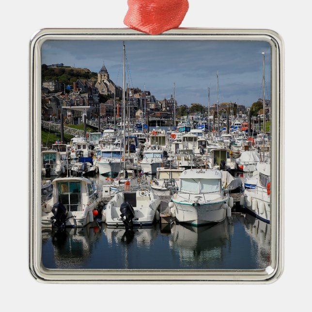 Ornamento De Metal Marina de Le Tréport, França (Frente)