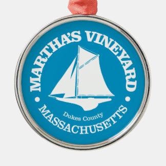 Ornamento De Metal Martha's Vineyard (loop)