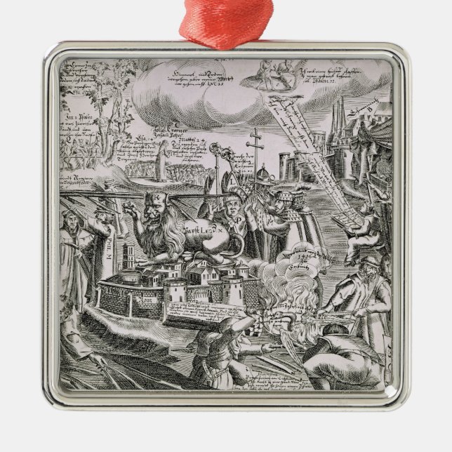 Ornamento De Metal Martin Luther 2 (Frente)