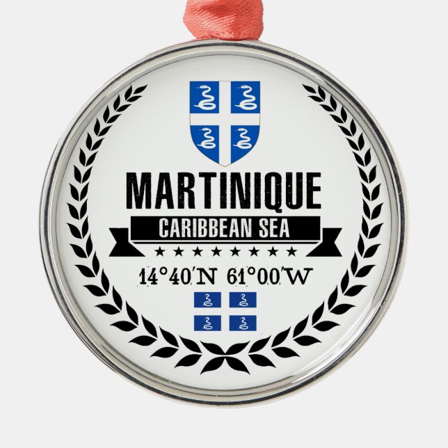 Ornamento De Metal Martinica (Frente)