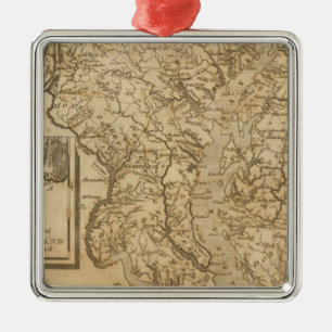 Ornamento De Metal Maryland 3