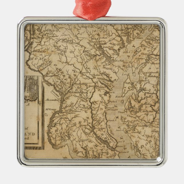 Ornamento De Metal Maryland 3 (Frente)