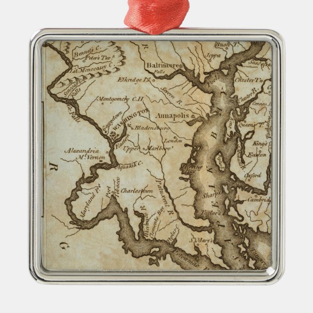 Ornamento De Metal Maryland 4 (Frente)