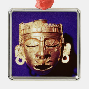 Ornamento De Metal Máscara do deus Xipe Totec