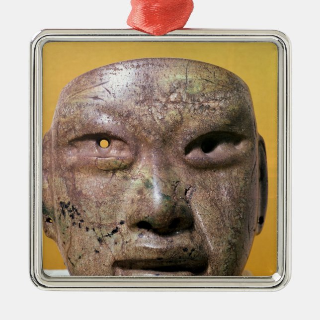 Ornamento De Metal Máscara funerária, Olmec, de México (Frente)