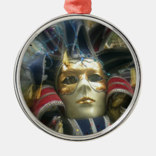 Ornamento De Metal Mascarada de cores