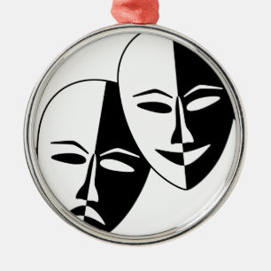 Ornamento De Metal Máscaras do teatro