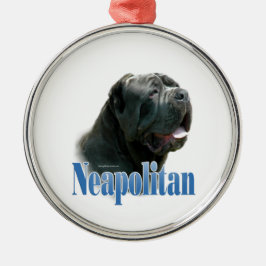 Ornamento De Metal Mastiff napolitano; Mastino Napoletano; Neo