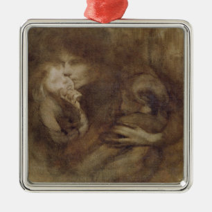 Ornamento De Metal Maternidade 2