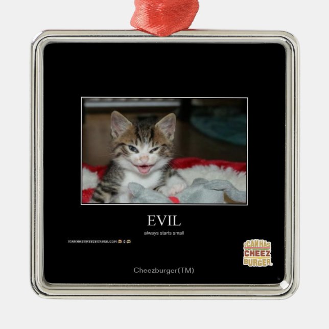 Ornamento De Metal Mau (Frente)