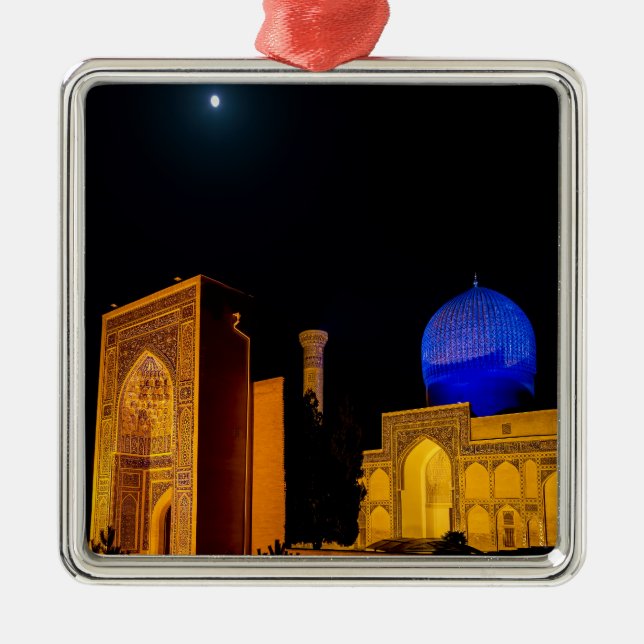 Ornamento De Metal Mausoléu de Amir Timur - Samarkand, Usbequistão (Frente)