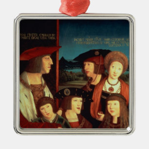 Ornamento De Metal Maximilian mim com sua primeira esposa