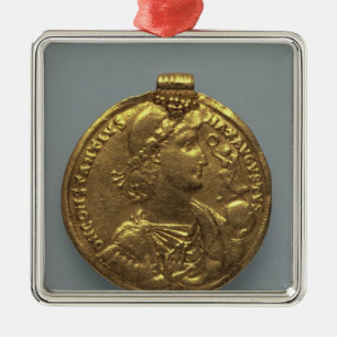 Ornamento De Metal Medalhão de Constantius II, minted em Antioch