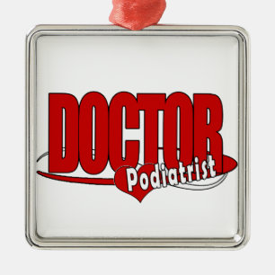 ORNAMENTO DE METAL MÉDICO DE LOGOTIPO PODIATRIST