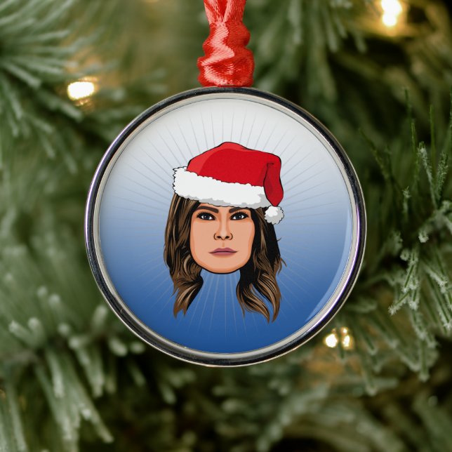 Ornamento De Metal MELANIA TRUMP Christmas (Árvore)
