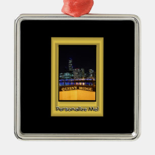 Ornamento De Metal Melbourne Austrália CD Night Lights