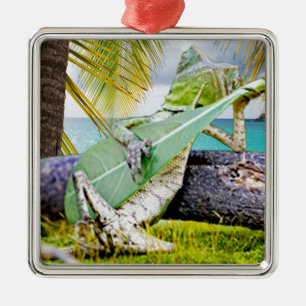 Ornamento De Metal Mele Kalikimaka