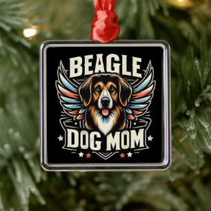 Ornamento De Metal Melhor Cachorro de Beagle Mãe De Todos Os tempos -