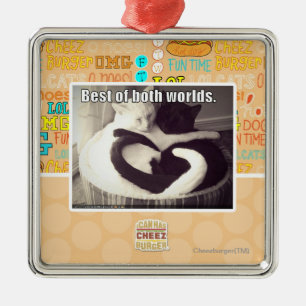 Ornamento De Metal Melhor de ambos os mundos