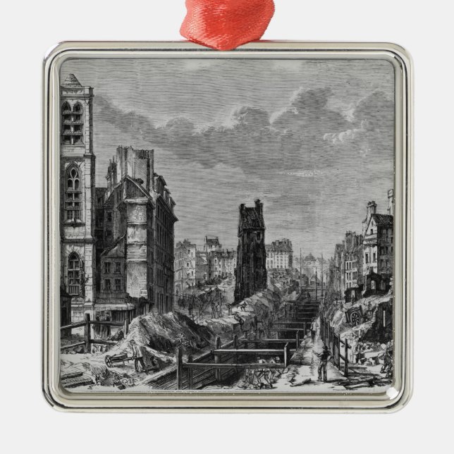 Ornamento De Metal Melhorias a Paris (Frente)