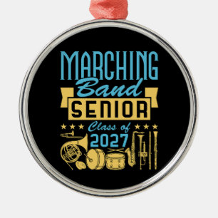Ornamento De Metal Membro Sênior da Banda Marcial 2027