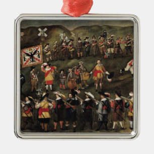 Ornamento De Metal Membros da fraternidade de St. Barbara