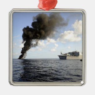 Ornamento De Metal Membros da guarda costeira dos E.U.